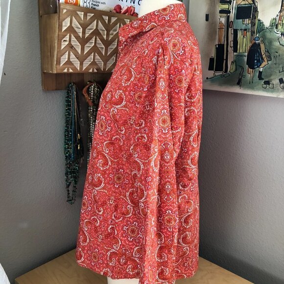 LANDS' END Paisley Shirt - Picture 5 of 12